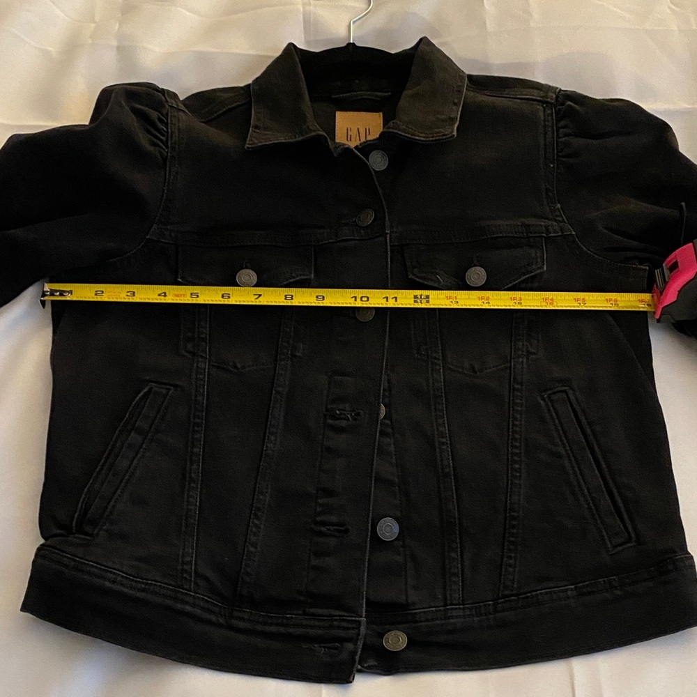 GAP Women's Black Denim Jacket - Picture 4 of 10